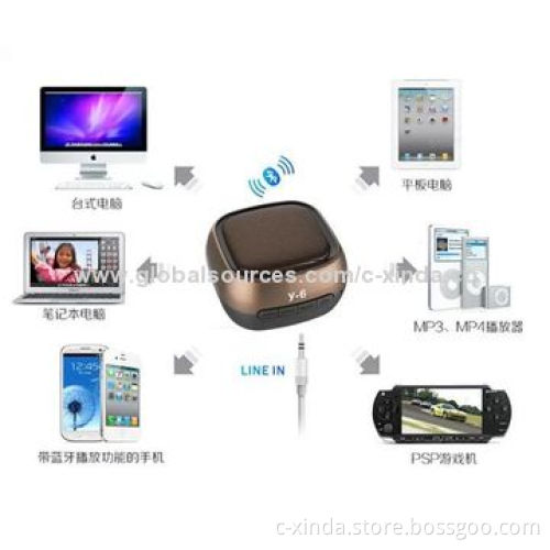 Bluetooth Speakers with Bluetooth3.0, Supports Audio Transmission and Handsfree Function